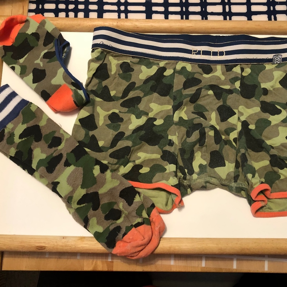 Mens Related Garments "The Renegade" Matching Boxers Socks & Liners Set Size L